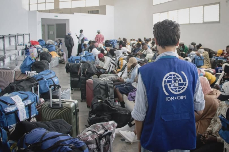 260 مهاجراً سافرعلى متن رحلة جوية نظمتها المنظمة الدولية للهجرة
