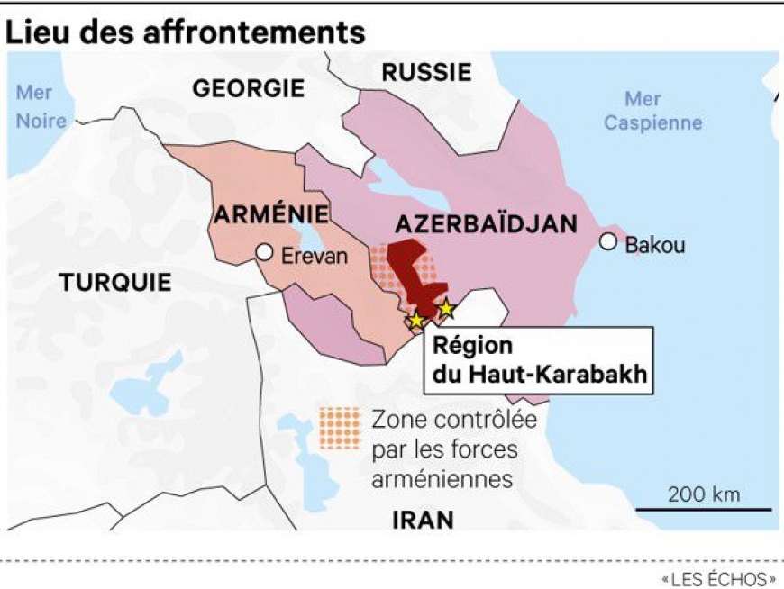 Le Haut-Karabakh, une guerre de tranchées où Moscou arme les deux camps