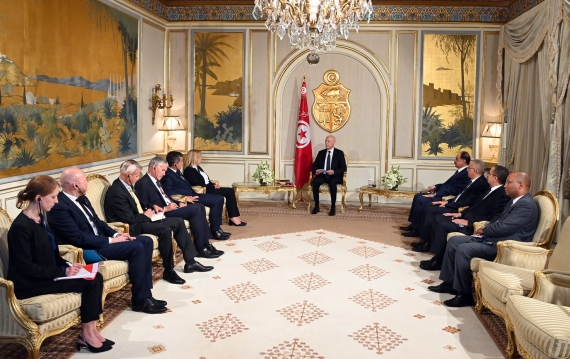 رئيس الجمهورية : تونس لن تقبل أبدا بأن تكون حارسة لحدود أي دولة أخرى كما لن تقبل بتوطين المهاجرين في ترابها.