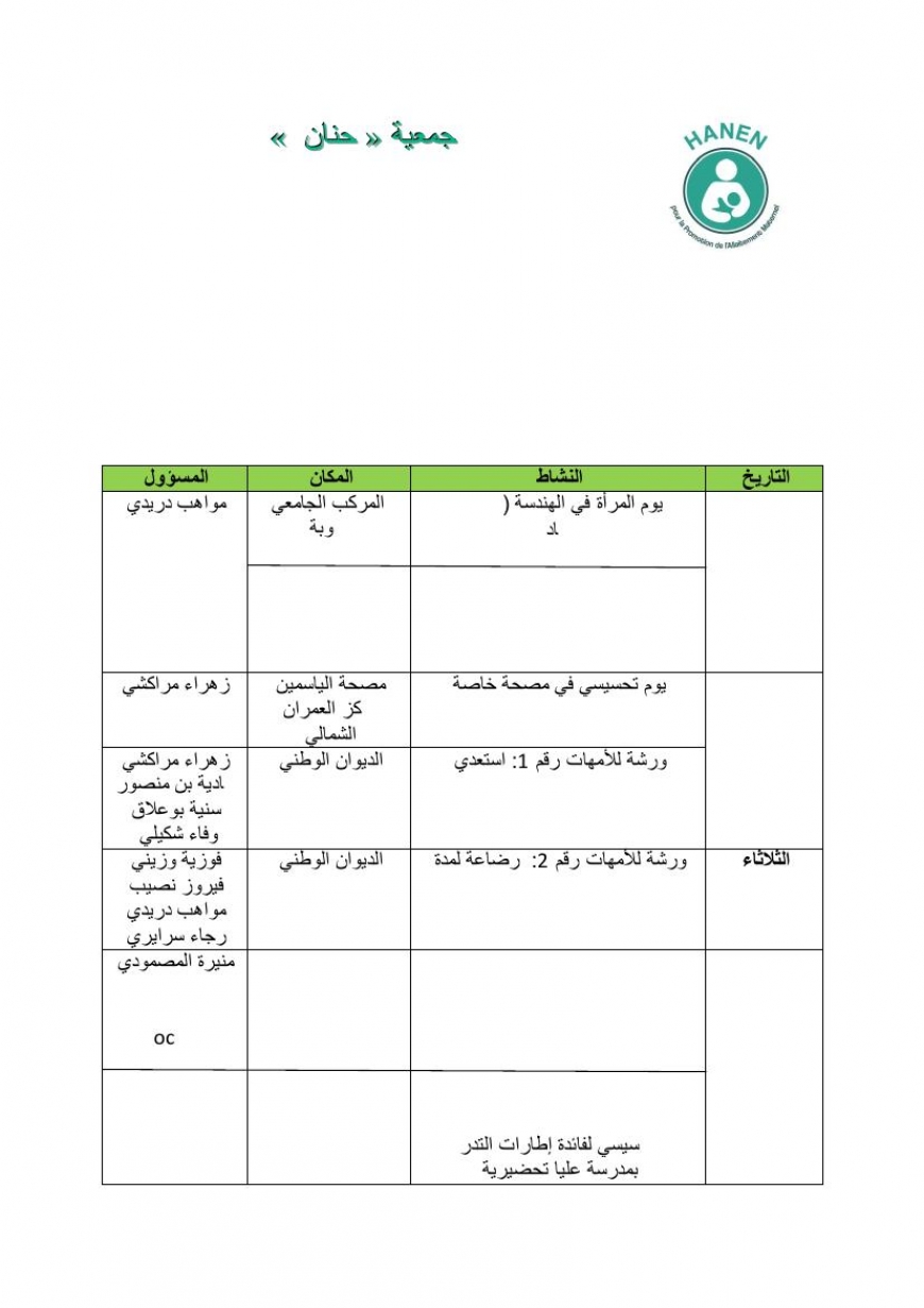 جمعية حنان تطلق حملتها التوعوية تحت شعار  &quot;حماية الرضاعة الطبيعية: مسؤولية مشتركة&quot;