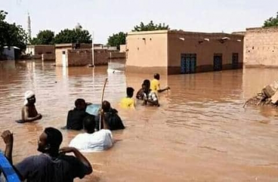 كارثة طبيعية بسبب فيضان نهر النيل بالسودان